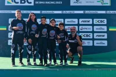 Cinco atletas de Caraguatatuba se destacam entre os melhores no Campeonato Brasileiro de BMX 2023