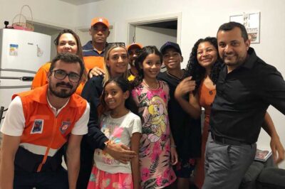 Agentes da Defesa Civil de São Sebastião se reencontram com vítimas que resgataram da catástrofe de 19 de fevereiro