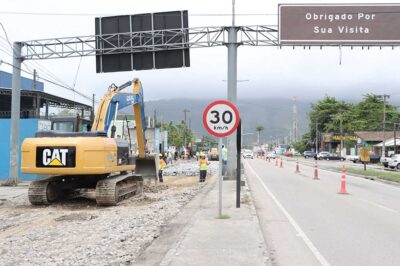 Obras de recuperação da SP-55 são realizadas no trecho Sul da rodovia em Caraguatatuba