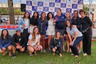 Atletas de Ilhabela participam do 70º Campeonato Paulista de Snipe