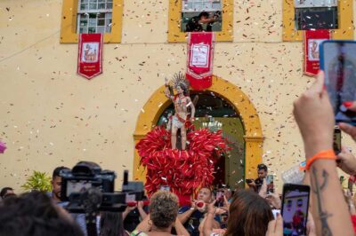 Levantamento do Mastro marca início das festividades da Festa do Padroeiro de São Sebastião nesta quinta-feira