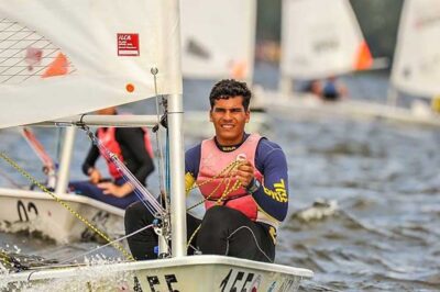 Jovens velejadores sebastianenses conquistam resultados positivos no Campeonato Brasileiro da Classe ILCA 2024