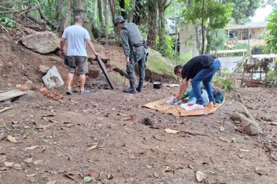 Prefeitura de Caraguatatuba e Polícia Ambiental impedem invasão em Área de Preservação Permanente