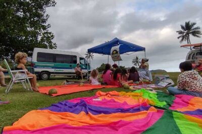 Sábado tem literatura para a criançada em Caraguatatuba com o projeto “Na Praia com Livros e Histórias”