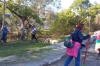 Prefeitura de Caraguatatuba chama mais bolsistas do PEAD para limpeza e manutenção de espaços públicos