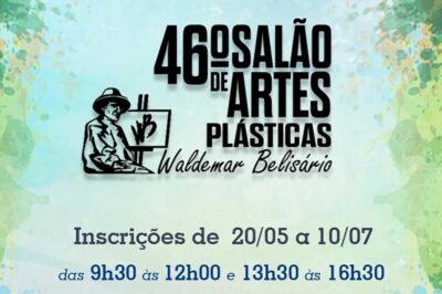 Inscrições para 46º Salão de Artes Plásticas “Waldemar Belisário” seguem abertas em Ilhabela